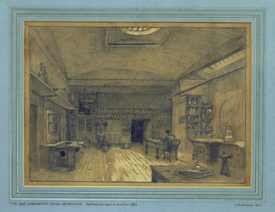 Royal Institution Laboratory, 1872 by Charles W. Dempsey